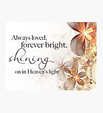 Shining Bright Photographic Print