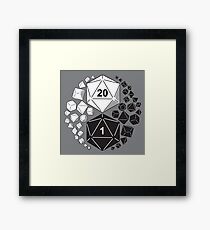 Lámina enmarcada Juegos Yin Yang