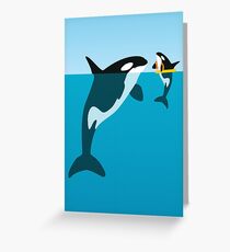 Orca Greeting Card