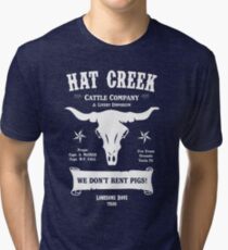 Hat Creek Cattle Company - Lonesome Dove Tri-blend T-Shirt