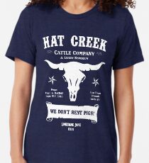 Hat Creek Cattle Company - Lonesome Dove Tri-blend T-Shirt