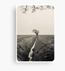 B&W Landscape Triptych III Leinwanddruck