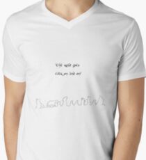The road goes ver on and on Men's V-Neck T-Shirt