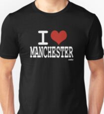 I love Manchester Unisex T-Shirt