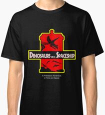 Dinosaurs on a Spaceship Classic T-Shirt