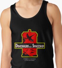 Dinosaurs on a Spaceship Tank Top