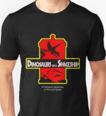 Dinosaurs on a Spaceship Unisex T-Shirt