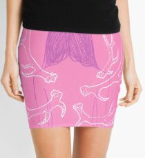 Pink Metamorphosis Mini Skirt