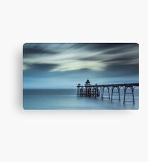 Clevedon Victorian Pier Long Exposure Canvas Print