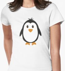 Cute Penguin Women's Fitted T-Shirt