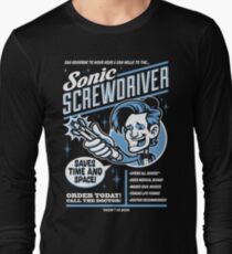 Sonic Screwdriver Ad Long Sleeve T-Shirt