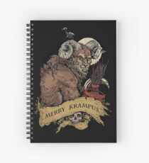 Fröhlicher Krampus Spiralblock