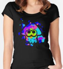 Splatoon Squid Women's Fitted Scoop T-Shirt