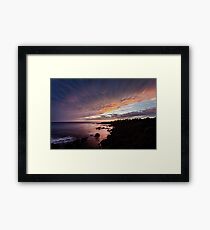 Sunset over The Sea Ranch Framed Print