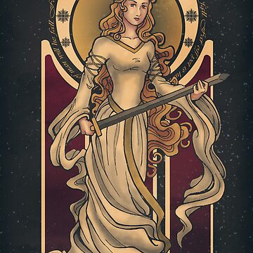 Shieldmaiden of Rohan Greeting Card for Sale by Christadaelia