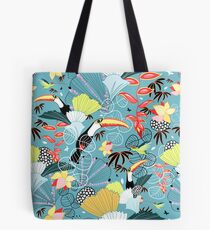 tropical birds Tote Bag