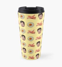 Eggs, Bacon, Ron Swanson Travel Mug