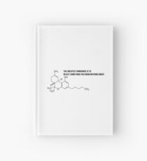 Cannabis THC Chemische Struktur Notizbuch