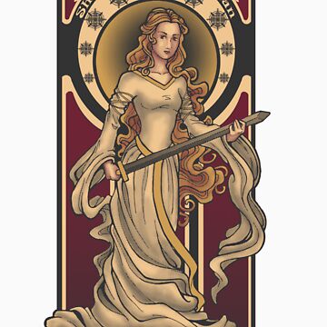 Lady of Rohan  Sticker for Sale by TanjaKosta