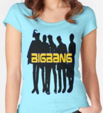 ㋡♥♫Love BigBang K-Pop Clothing & Stickers♪♥㋡ Women's Fitted Scoop T-Shirt