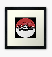 Pokemart retro logo Framed Print