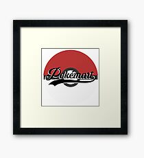 Pokemart retro logo Framed Print