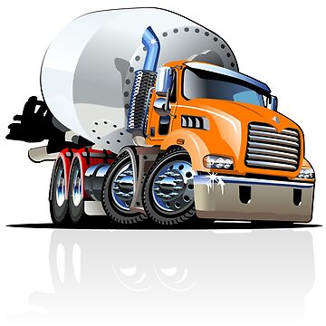 Cement Truck Mixer Cartoon - Cement Truck - Mug