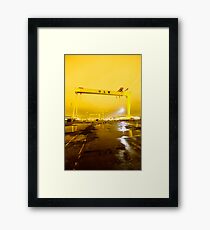 Belfast , Harland & Wolff Heavy Industries , Northern Ireland Framed Print