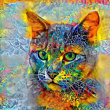 Artwork thumbnail, Abstractions of abstract abstraction of cat by blackhalt