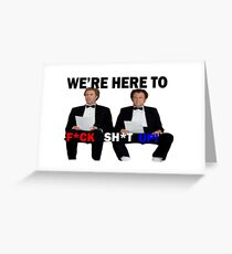 Step Brothers Tuxedos Greeting Card
