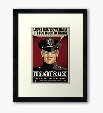 Thought Police Gerahmtes Wandbild