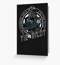TIE Pilot Crest Greeting Card