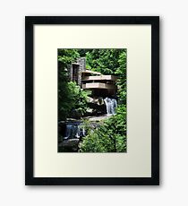 Falling Water Framed Print