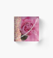 God Values a Gentle Spirit Acrylic Block