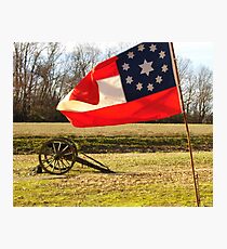 Civil War Re-Enactors Photographic Print