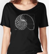 Fibonacci on a nautilus shell Women's Relaxed Fit T-Shirt