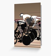 Velodrome Greeting Card
