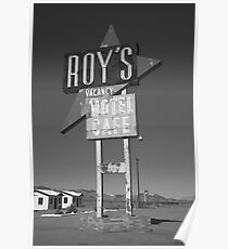 Route 66 - Roy's of Amboy, California Poster
