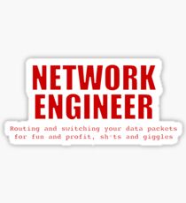 Network Engineer (Red) Sticker
