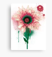 Splatter Flower Canvas Print