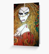 Cold Blooded Greeting Card