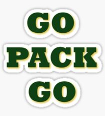 GO PACK GO Sticker