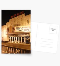 Rainy Night At The Penn Theater Postcards