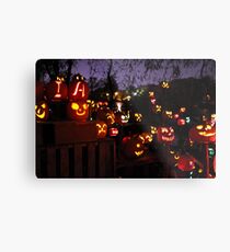 Jack-O-Lanterns 3 Metal Print