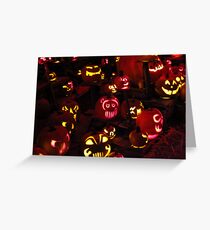 Jack-O-Lanterns 6 Greeting Card