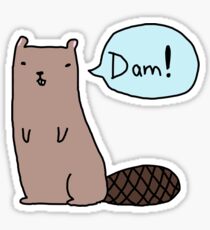 Dam! Sticker