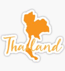Thailand map fancy Sticker