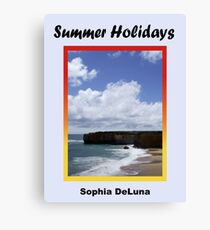 Lienzo Summer Holidays - eBook cover