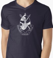 Rhodesian African Rifles T-Shirt mit V-Ausschnitt für Männer
