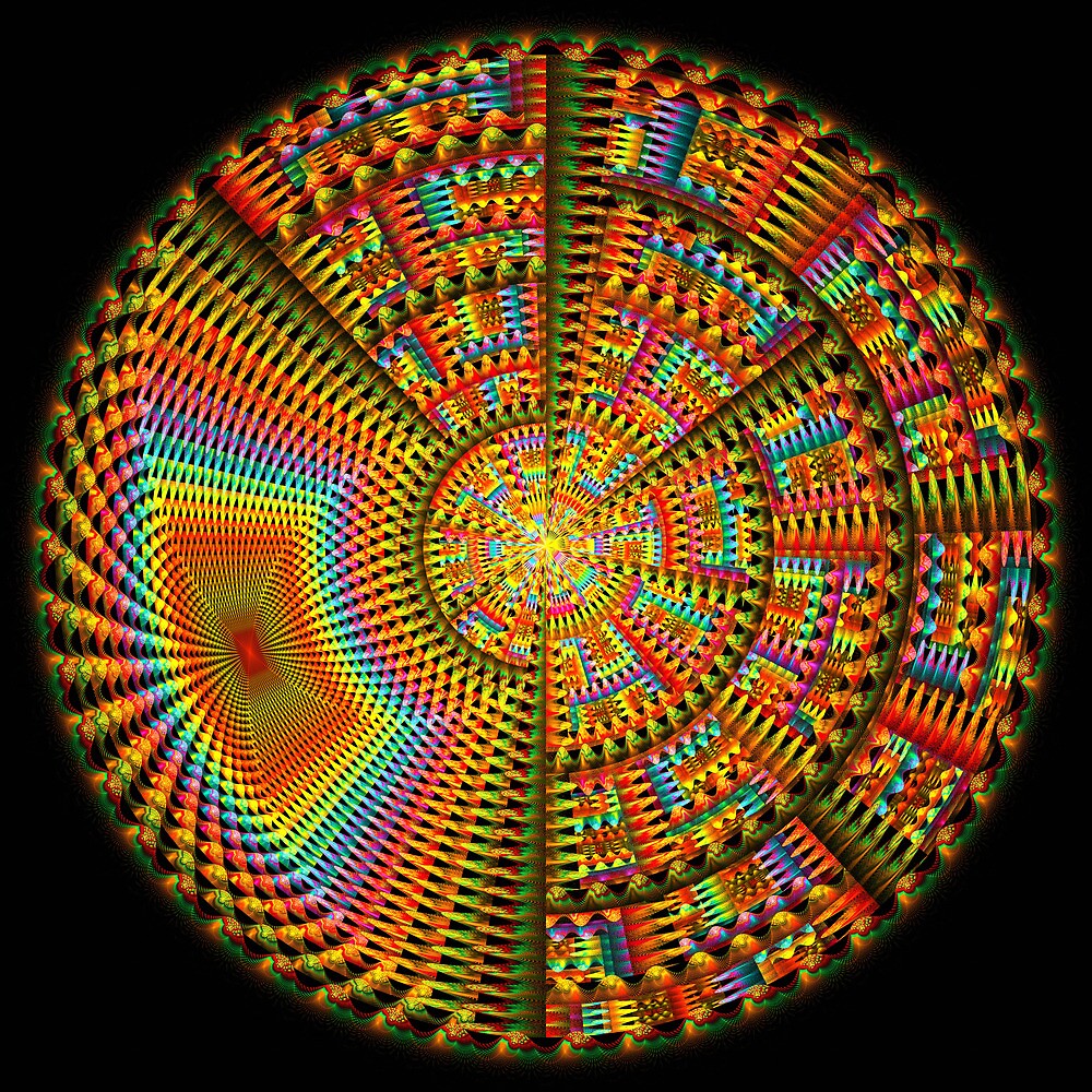 Download "The Happiness Mandala, fractal artwork" by walstraasart ...